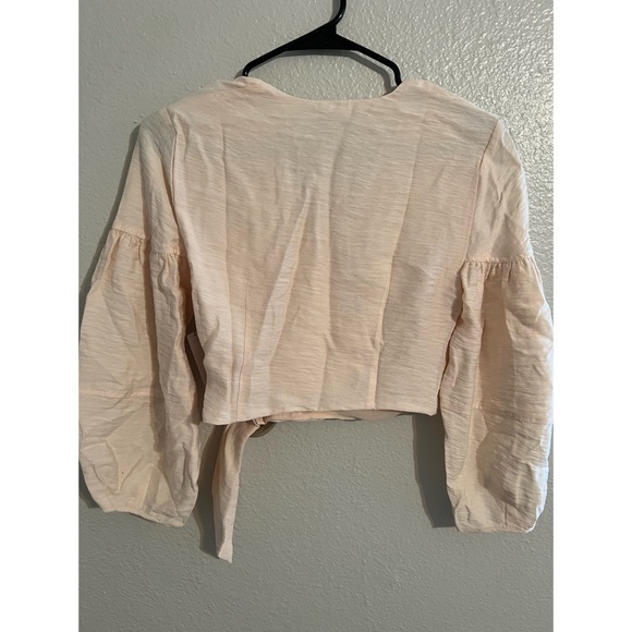 Joie Sophiana Wrap Blouse in Pearl - Picture 6 of 7
